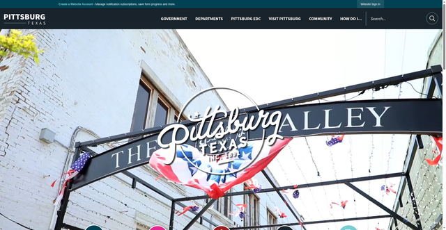 Security scan screenshot of https://pittsburgtx.gov/