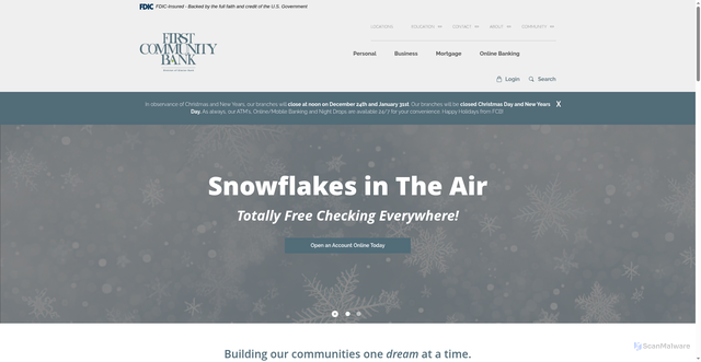 Security scan screenshot of https://www.fcbutah.com/