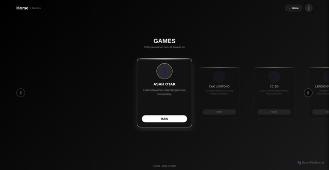 Security scan screenshot of https://x-code-randomverse-5kemzeavbg.edgeone.app/games.html