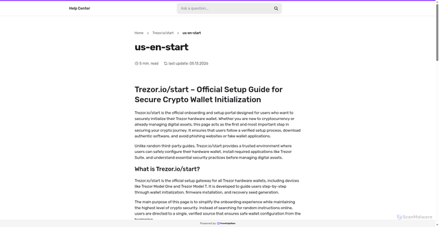 Security scan screenshot of https://startapps.kb.help/us-en-start/