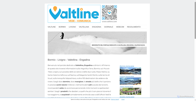 Security scan screenshot of https://valtline.it