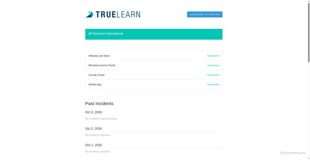 Security scan screenshot of https://g84cz3td8q5x.statuspage.io