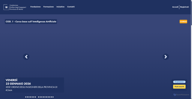 Security scan screenshot of https://foir.it/