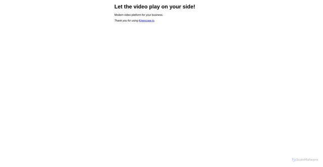 Security scan screenshot of https://live.kinescopecdn.net