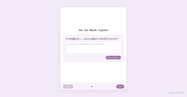 Security scan screenshot of https://2nd-month-together-dpqmbiu11xub.edgeone.dev/