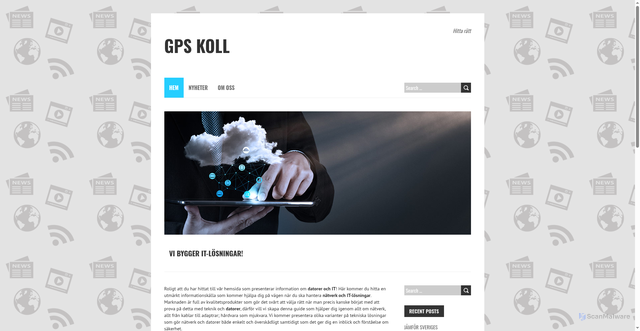 Security scan screenshot of https://gpskoll.se