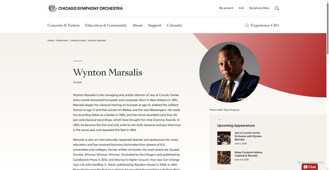 Security scan screenshot of https://cso.org/about/performers/visiting-artists/brass/wynton-marsalis/