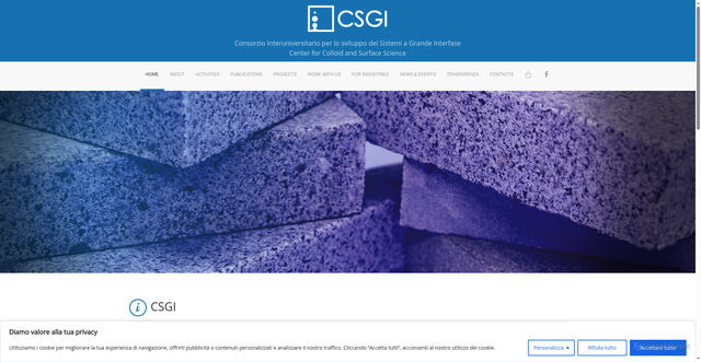 Security scan screenshot of https://www.csgi.unifi.it/