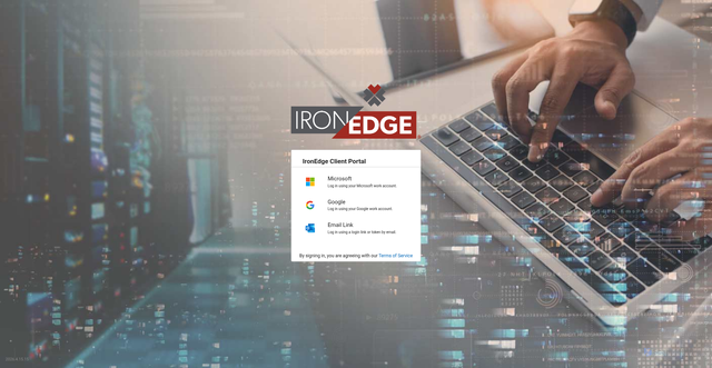 Security scan screenshot of https://portal.ironedgegroup.com