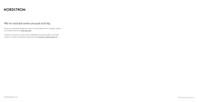 Security scan screenshot of https://www.nordstrom.com/brands/chanel--1023?srsltid=AfmBOopQMBBKFSTiXqiZWjXx2jlcDOKI_rPG84wJQrq27uRZHaeoOvUj