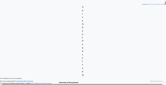 Security scan screenshot of https://static.hlt.bme.hu/semantics/external/pages/Harris/en.wikipedia.org/wiki/University_of_Pennsylvania.html
