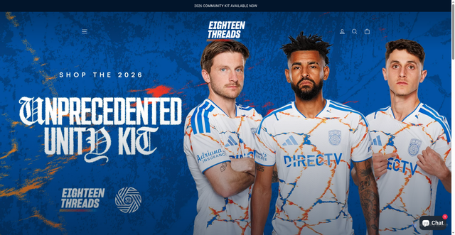 Security scan screenshot of https://eighteenthreads.com/