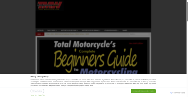 Security scan screenshot of https://www.totalmotorcycle.com/