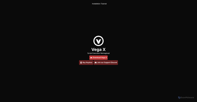 Security scan screenshot of https://vegax.gg/