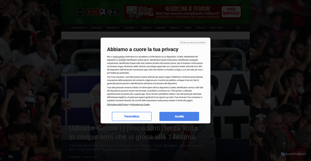 Security scan screenshot of https://www.buoncalcioatutti.it/2025/12/08/udinese-genoa-i-precedenti-terza-volta-in-cinque-anni-che-si-gioca-alla-14esima/