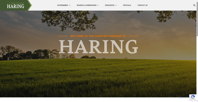 Security scan screenshot of https://haringtwpmi.gov/