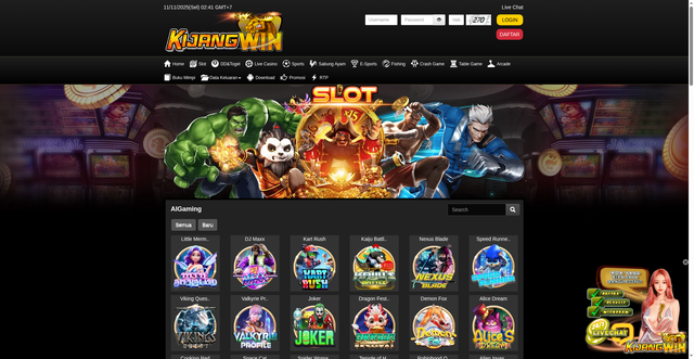 Security scan screenshot of https://ndx-kijangcuan.click/desktop/game/slot/aigaming