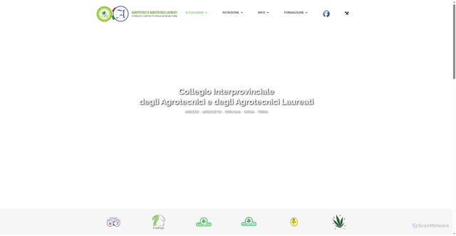 Security scan screenshot of https://www.agrotecnici.arezzo.it/