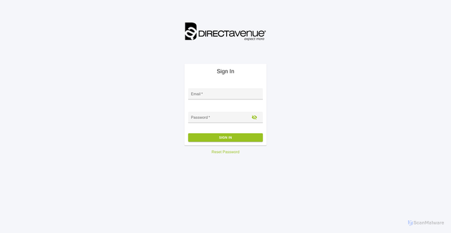 Security scan screenshot of https://tg.directavenue.tech