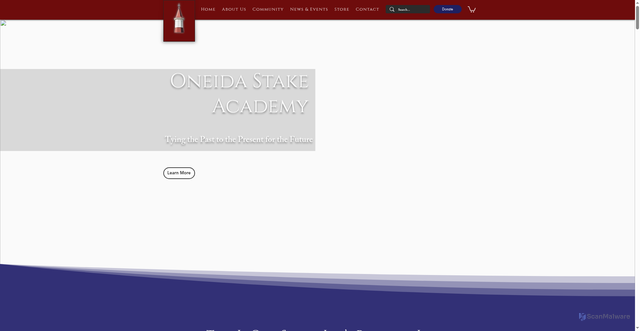 Security scan screenshot of https://www.oneidastakeacademy.org/