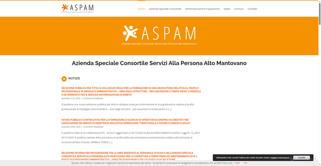 Security scan screenshot of https://aspam.it/