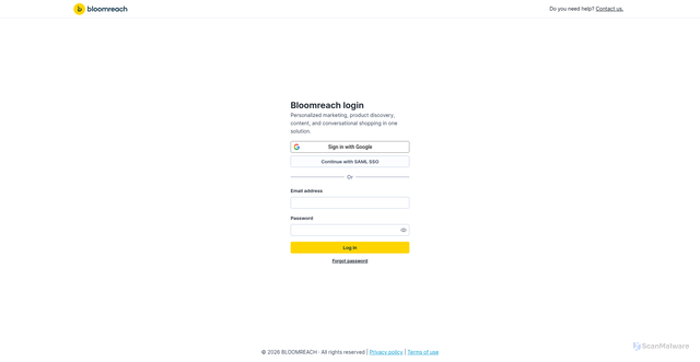 Security scan screenshot of https://network.exponea.com
