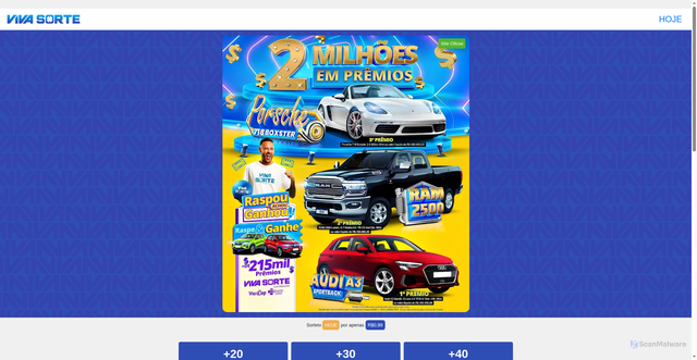 Security scan screenshot of https://front-six-self.vercel.app/