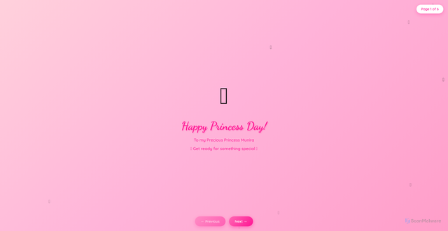 Security scan screenshot of https://princesss-zwk9ghknxn.edgeone.app/