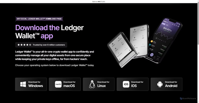 Security scan screenshot of https://official-ledgrlive.wixstudio.com/us-en