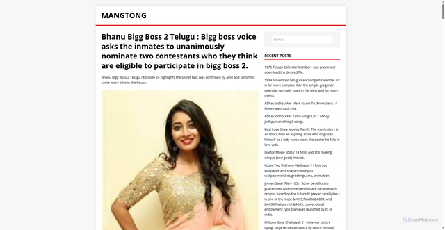 Security scan screenshot of https://tonmang.pages.dev/posts/bhanu-bigg-boss-2-telugu