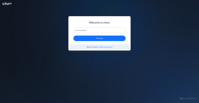 Security scan screenshot of https://app.cituro.com