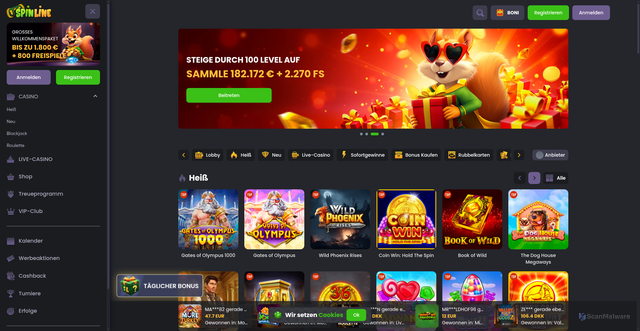 Security scan screenshot of https://belabetcasino.site/go/ch/