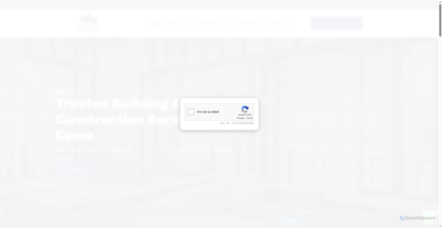 Security scan screenshot of https://www.essexprestigebuildingservicesltd.co.uk