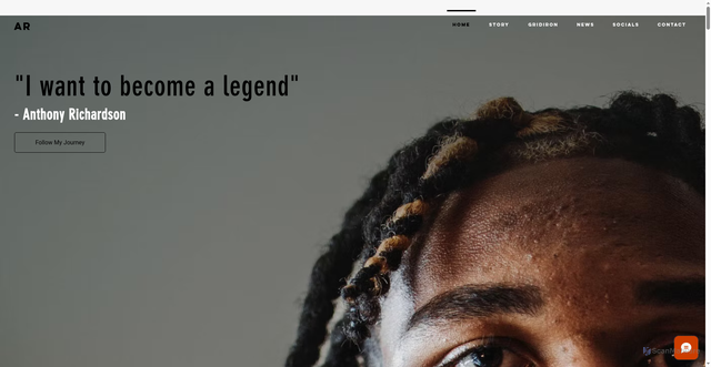 Security scan screenshot of https://www.anthonyrichardson5.com/