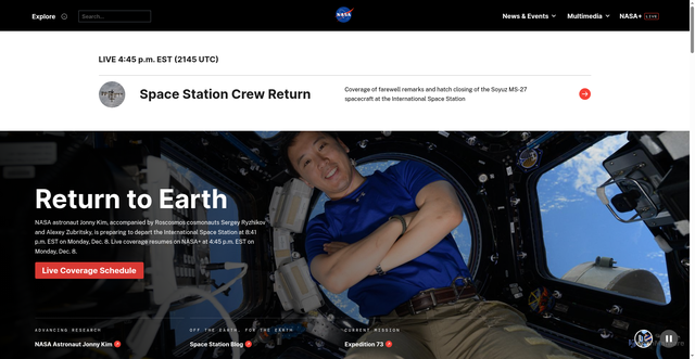 Security scan screenshot of https://www.nasa.gov/