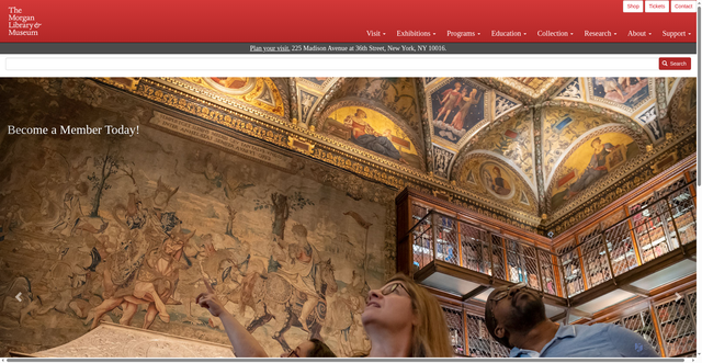 Security scan screenshot of https://www.themorgan.org/
