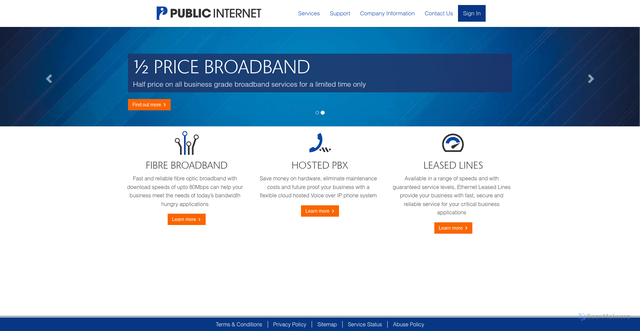 Security scan screenshot of https://publicinternet.com