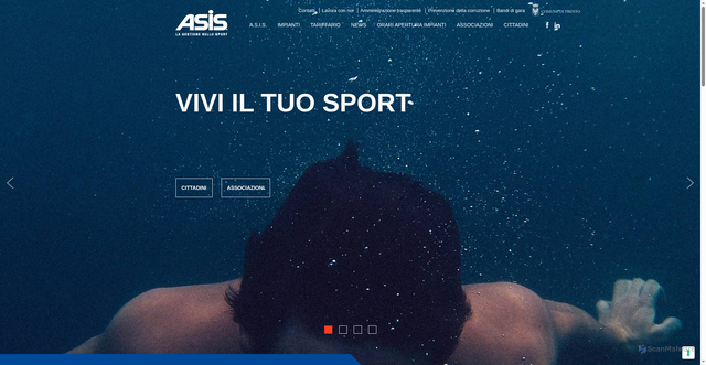 Security scan screenshot of https://www.asis.trento.it/