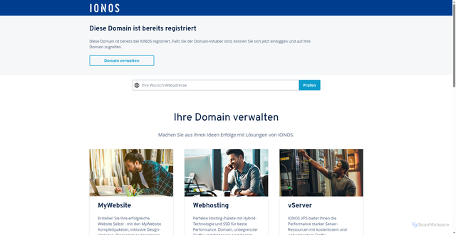 Security scan screenshot of http://www.aqz.de/