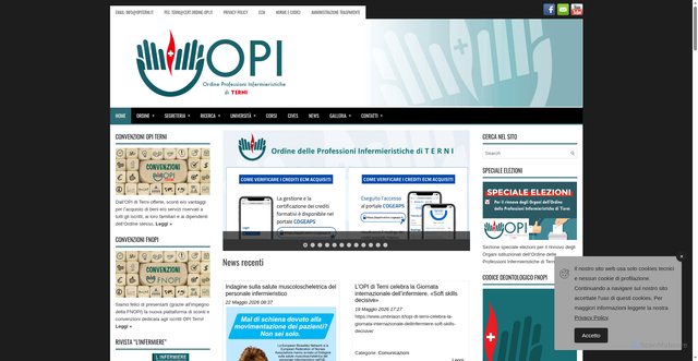Security scan screenshot of https://www.opiterni.it