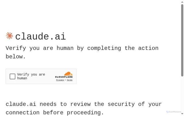 Security scan screenshot of https://links.email.claude.com/