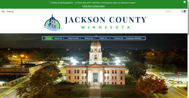 Security scan screenshot of https://jacksoncountymn.gov/
