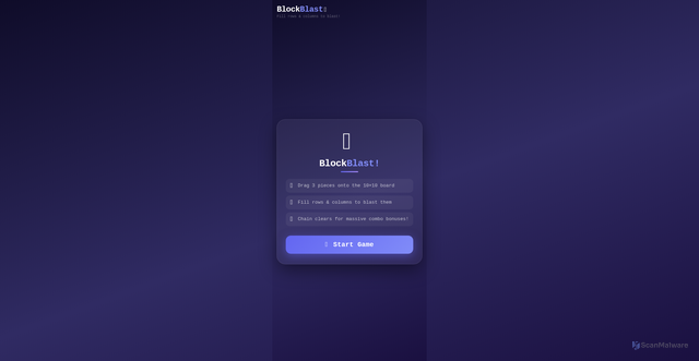 Security scan screenshot of https://blockblastt-rxymwv4h6n.edgeone.app/