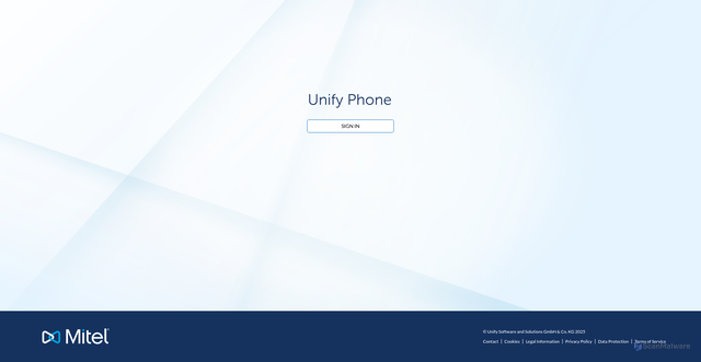 Security scan screenshot of https://phoneapp.unify.com