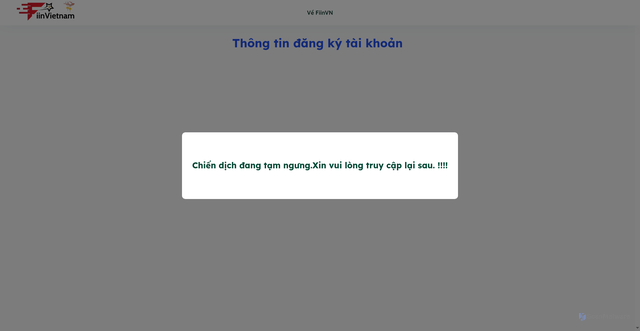 Security scan screenshot of https://bank.fiinvietnam.vn/
