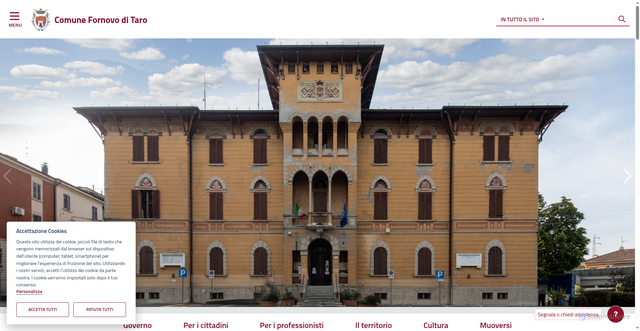 Security scan screenshot of https://www.comune.fornovo-di-taro.pr.it/