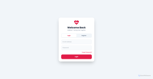Security scan screenshot of https://bloodlink-uyhr30teiq.edgeone.app/