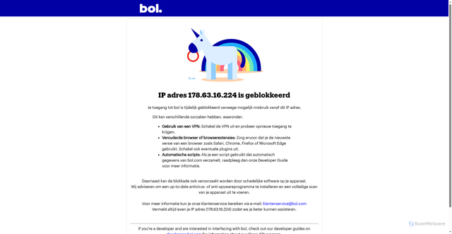 Security scan screenshot of https://nl.bol.com