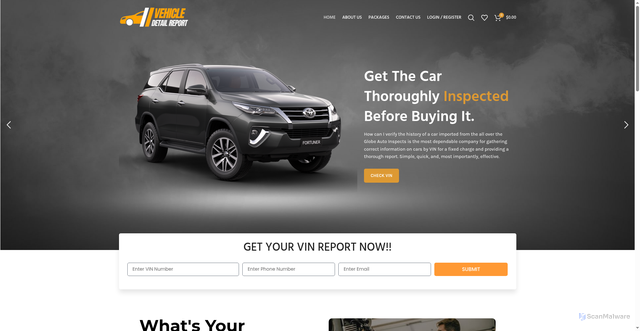 Security scan screenshot of https://vehicledetailreport.com.au.recitequranonline.com/