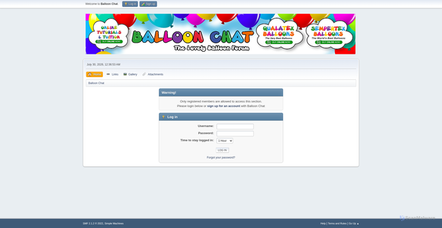 Security scan screenshot of https://balloonchat.co.uk